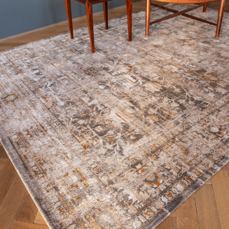  Louis de Poortere Antiquarian Ushak Suleiman Gray rug - 14