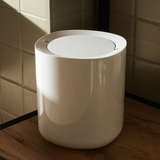 Alessi Birillo white bathroom basket - 4