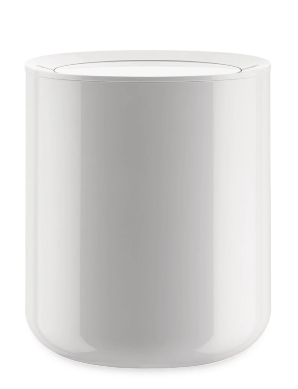 Alessi Birillo white bathroom basket