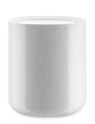 Alessi Birillo white bathroom basket