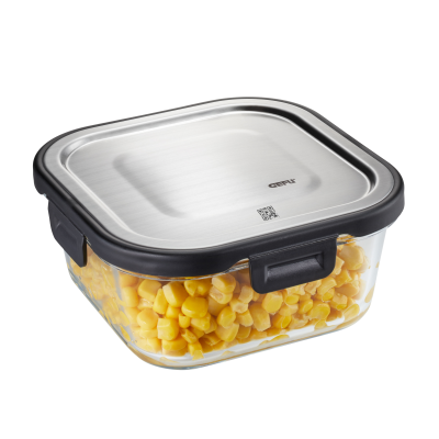  Gefu Milo square glass food container 800 ml