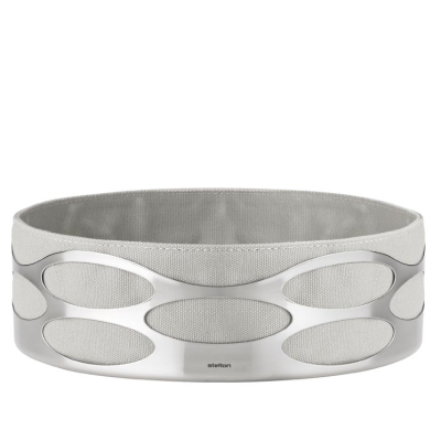  Stelton Embrace bread basket 7x23 cm chalk