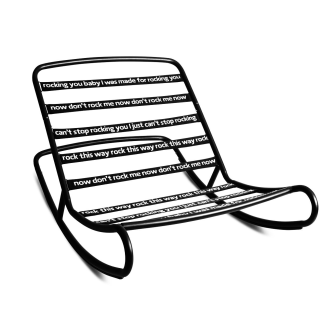 Pufa Fatboy The Original Outdoor Stripe Cacao + Fotel bujany do puf Rock 'n Roll Black | PROMOCJA 20% - 3