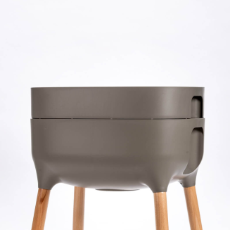 Kwietnik Plastia Urbalive 48x50x38 cm szary - 2