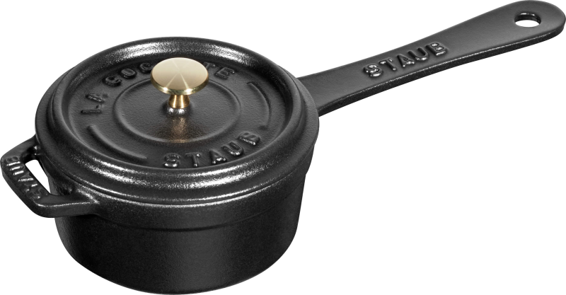  Staub mini cast iron saucepan - 250 ml, Black