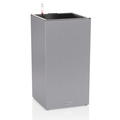 Lechuza Canto Stone 30 LED flowerpot, stone gray column