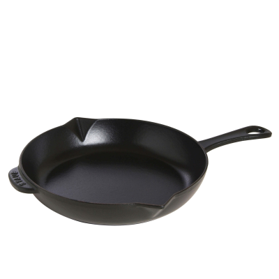  Cast iron frying pan with metal handle Staub - 26 cm, Black