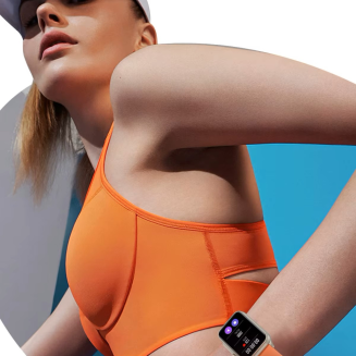 Smartwatch Damski RUBICON RNCF06 Tytan/Orange SMARUB221 - 10