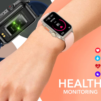 Smartwatch Damski RUBICON RNCF06 Tytan/Orange SMARUB221 - 8