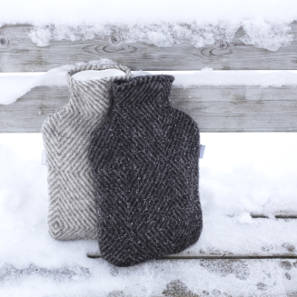  Lapuan Kankurit Maria hot water bottle grey-white 2l - 3