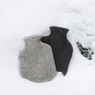  Lapuan Kankurit Maria hot water bottle grey-white 2l - 4