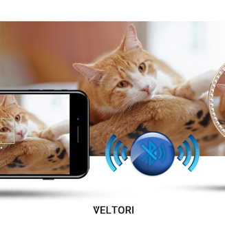 Smartwatch Damski VELTORI VT310-1 Złota Bransoleta + Różowy Pasek Silikonowy - 19