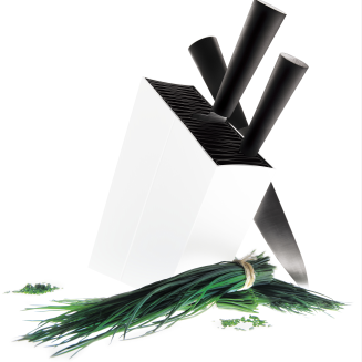  Eva Solo White Diagonal Knife Block - 3