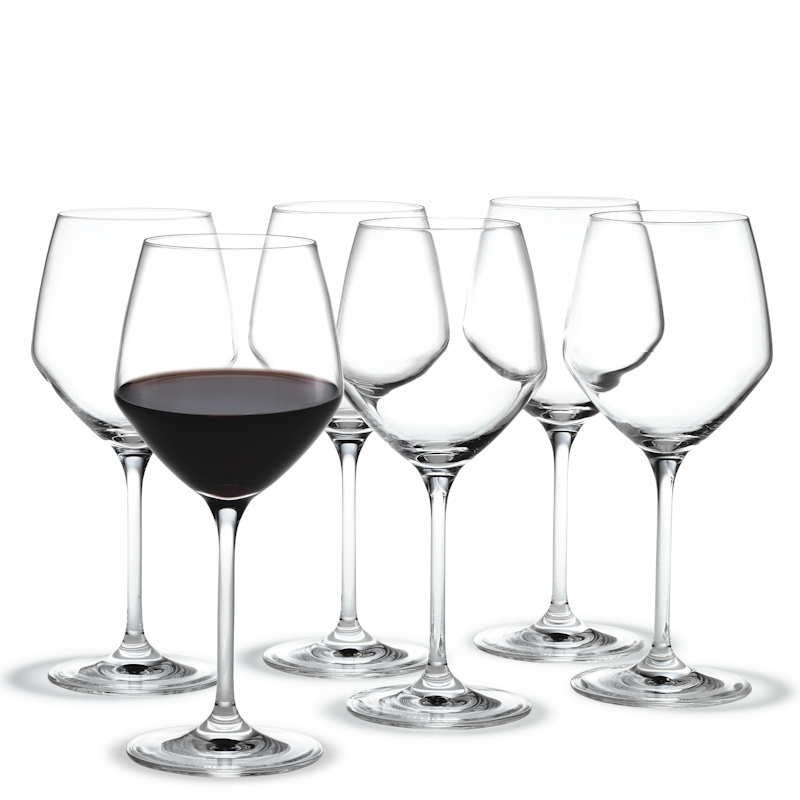  Holmegaard Perfection red wine glasses - 6 pcs