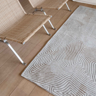 Louis de Poortere Meditation Coral Oyster White rug - 8