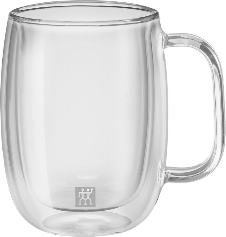  Set of two Zwilling Sorrento coffee glasses with handle - 355 ml