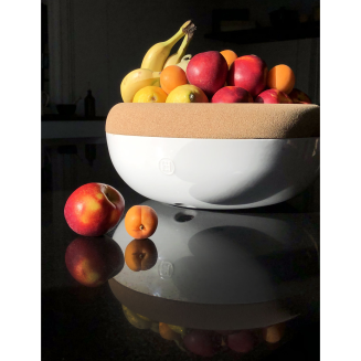  Emile Henry fruit and vegetable bowl, 36 cm, white - 8
