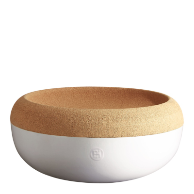  Emile Henry fruit and vegetable bowl, 36 cm, white