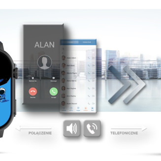 Smartwatch Gravity GT15-4 Niebieski Pasek Silikonowy + Tytanowa Bransoleta - 12