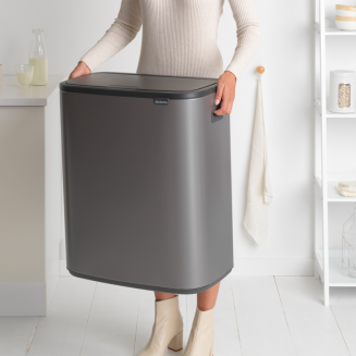 Brabantia Bo Touch Bin 60l platinum - 9