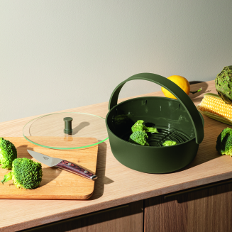 Eva Solo Green Tool Microwave Steamer - 8