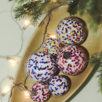  Set of 3 Alessi Proust Christmas tree baubles - 4