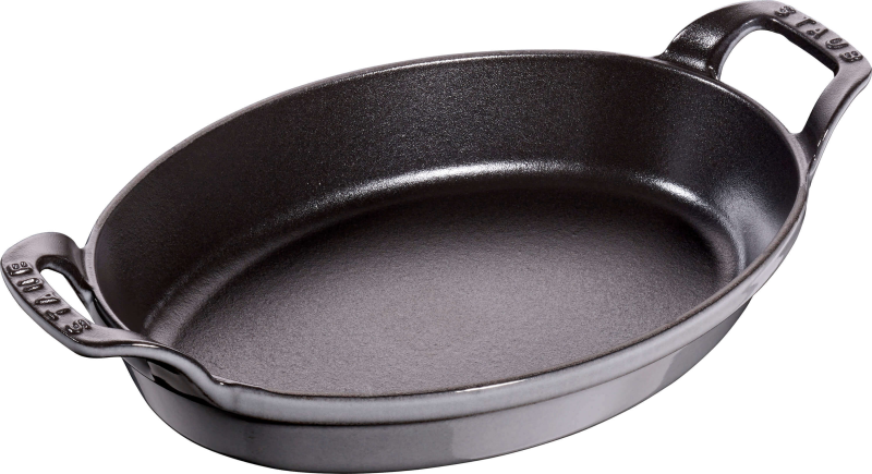  Staub oval baking and gratin dish - 1 liter, graphite