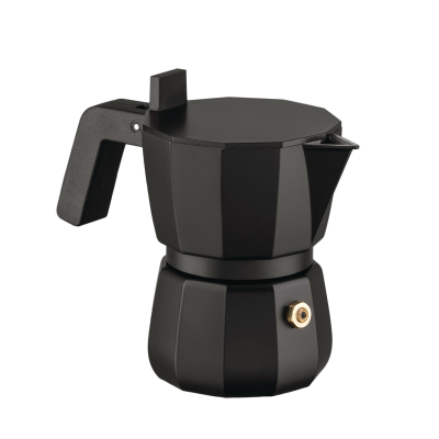 Alessi Moka Black coffee maker for 1 cup