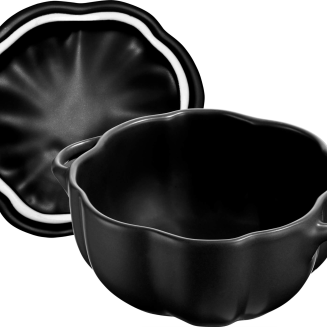  Mini Cocotte round pumpkin Staub - 500 ml, Black - 2