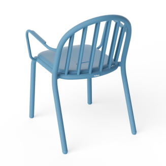 Krzesło ogrodowe z podłokietnikami Fatboy Fred's Armchair Wave Blue - 2