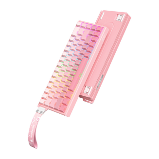 Klawiatura ONIKUMA G69 (różowa) (QWERTY) - 2