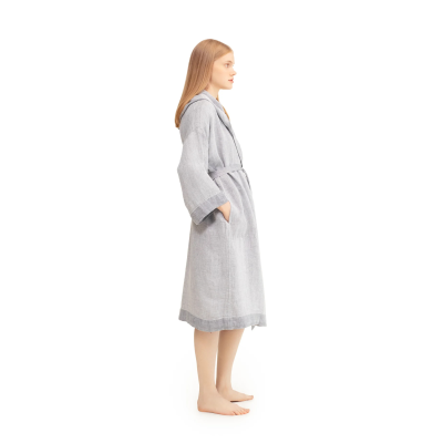  Lapuan Kankurit Kaste gray hooded bathrobe M