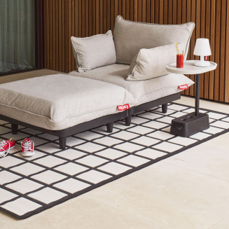  Outdoor rug Fatboy Carpretty Grand Checky Black/White 200x290 cm - 3