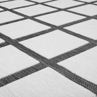  Outdoor rug Fatboy Carpretty Grand Checky Black/White 200x290 cm - 4
