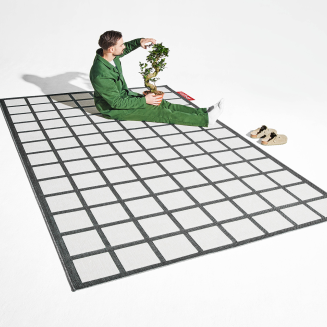  Outdoor rug Fatboy Carpretty Grand Checky Black/White 200x290 cm - 2