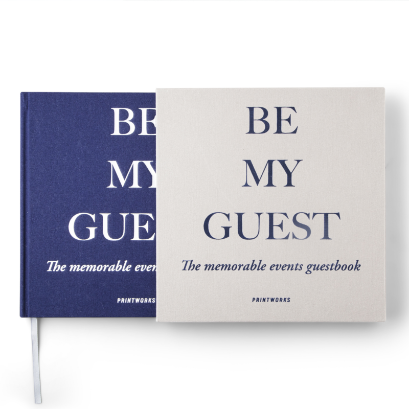 Księga Gości - Grey/Navy | PRINTWORKS