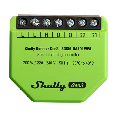 Ściemniacz Wi-Fi SHELLY Dimmer Gen3