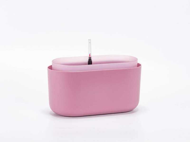 PLASTIA TOLITA Donica samonawadniająca prostokątna 31x16 cm różowy