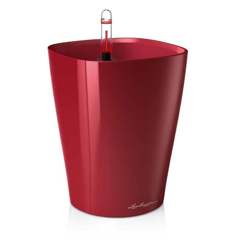  Lechuza Deltini planter, red gloss