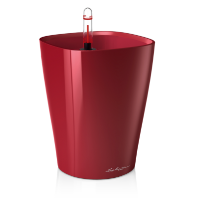 Lechuza Deltini planter, red gloss