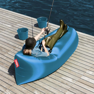  Fatboy Lamzac 3.0 Sky blue inflatable lounger - 9