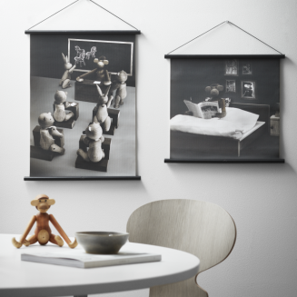  Kay Bojesen wooden figurine Monkey teak and oak small - 9