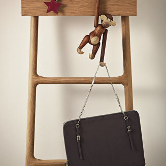  Kay Bojesen wooden figurine Monkey teak and oak small - 7