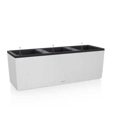  Lechuza Trio Stone flowerpot 30 light gray