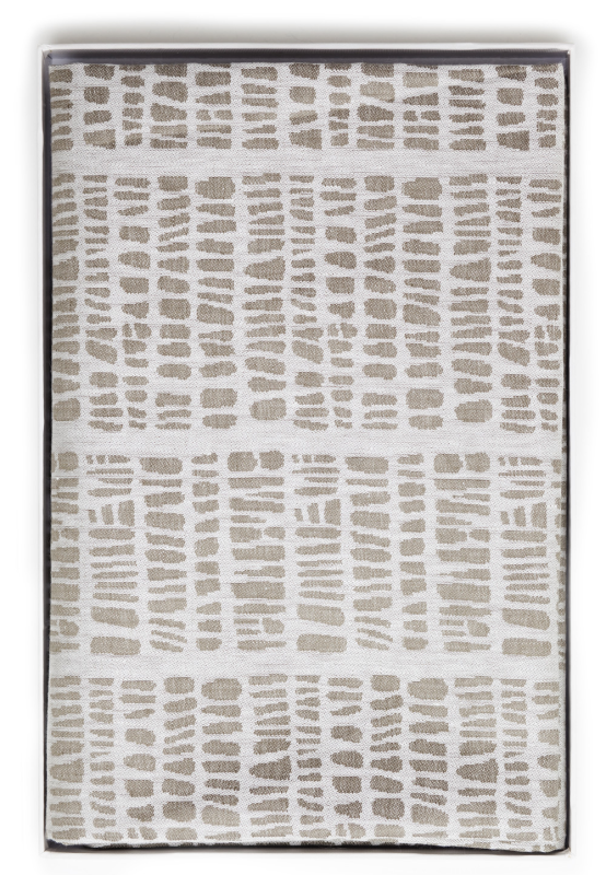  Lapuan Kankurit Kaarna tablecloth light olive 150x220 cm