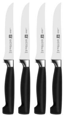  Set of 4 Zwilling Four Star steak knives