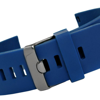 Pasek silikonowy GRANATOWO-CZARNY U15-22-2 - 2