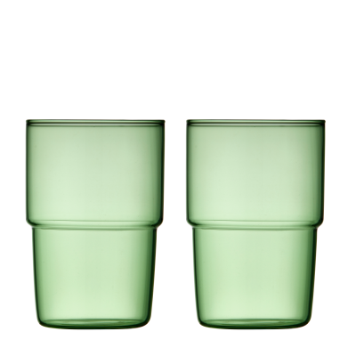 Szklanki do napojów Lyngby Glas Torino Green 400 ml - 2 szt.