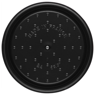  Round high cast iron pot Staub - 4.8 ltr, graphite - 4