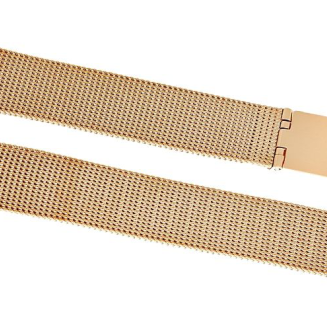 Bransoleta Siatka Różowe Złoto 14 mm 301RG14 - 4